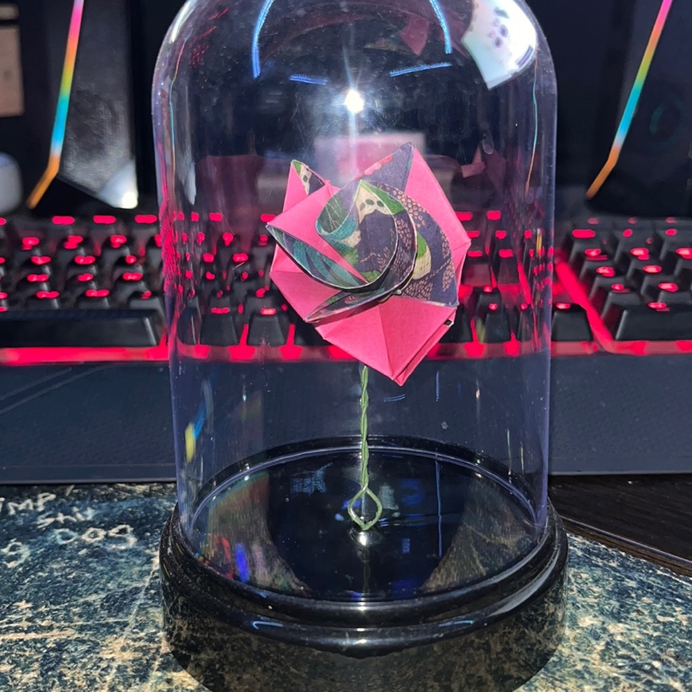 Origami roses